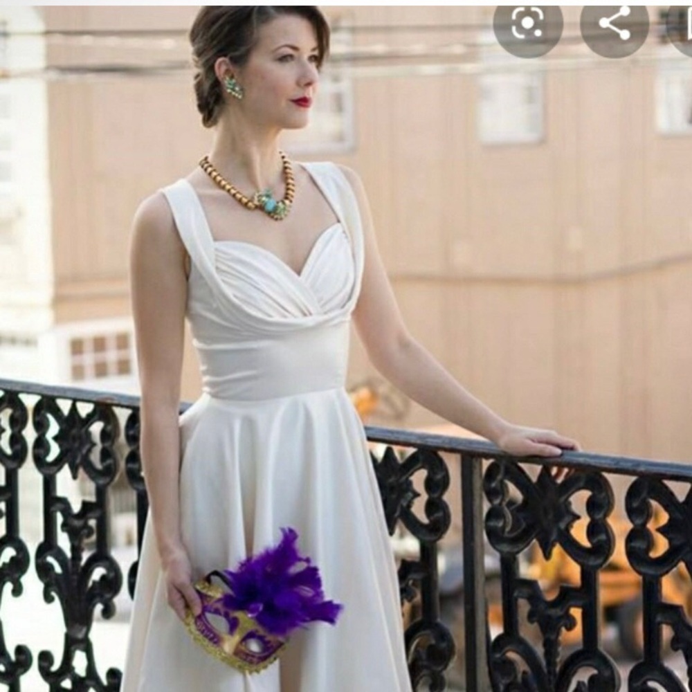 CANDICE WINN New Orleans “Honey” Swing Dress Sz 2
